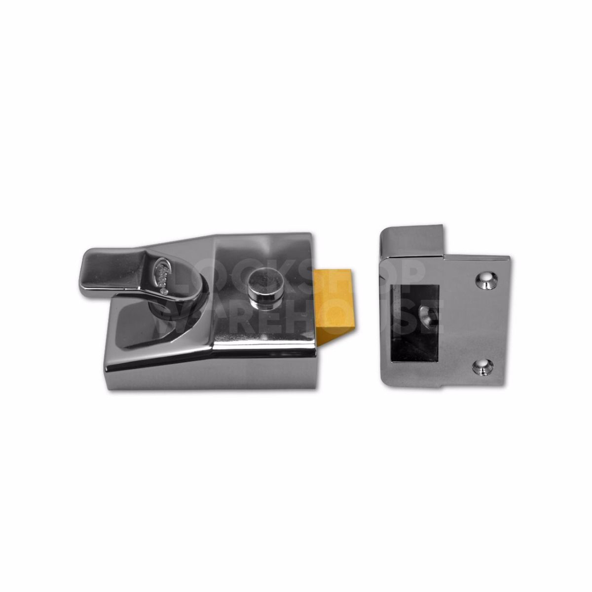 Asec 60mm Nightlatch - Chrome