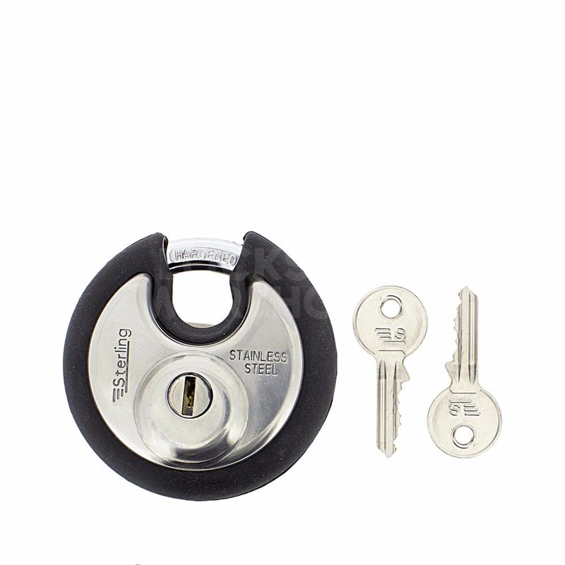 Gallery Image: Sterling SPL100P Disc Padlock with Bumper 70mm