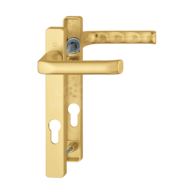 Hoppe London 113P/366M Lever on Narrow Backplate Handle Set