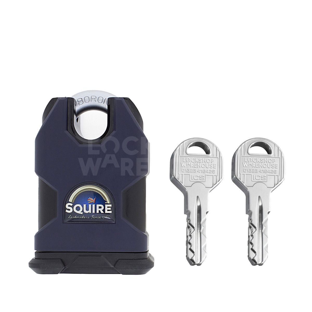 Gallery Image: SQUIRE Stronghold® SS50CS Padlock with EVVA ICS key - Fully Protected key