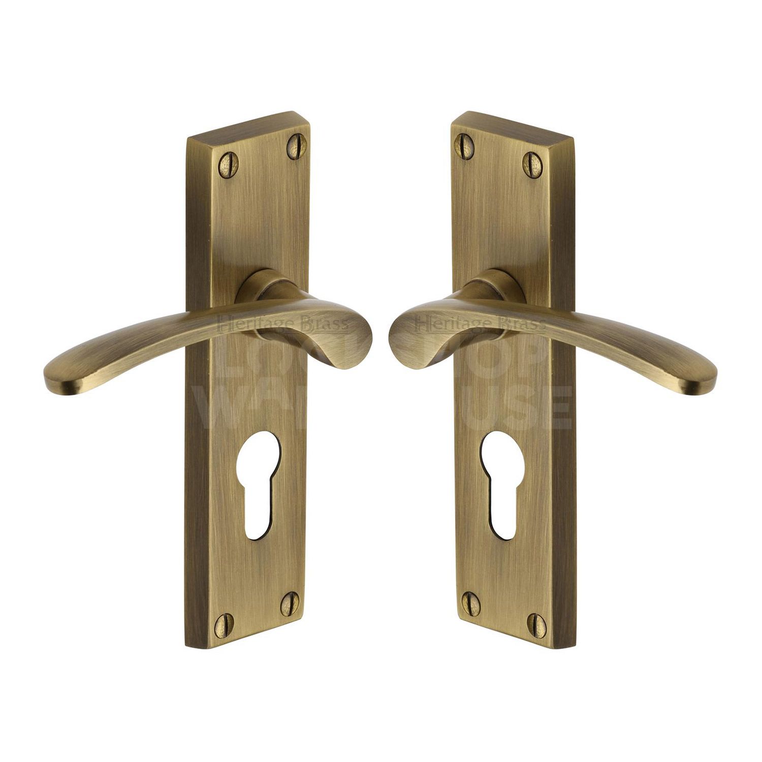 Classic Sophia Door Handles (Pair) by Heritage Brass
