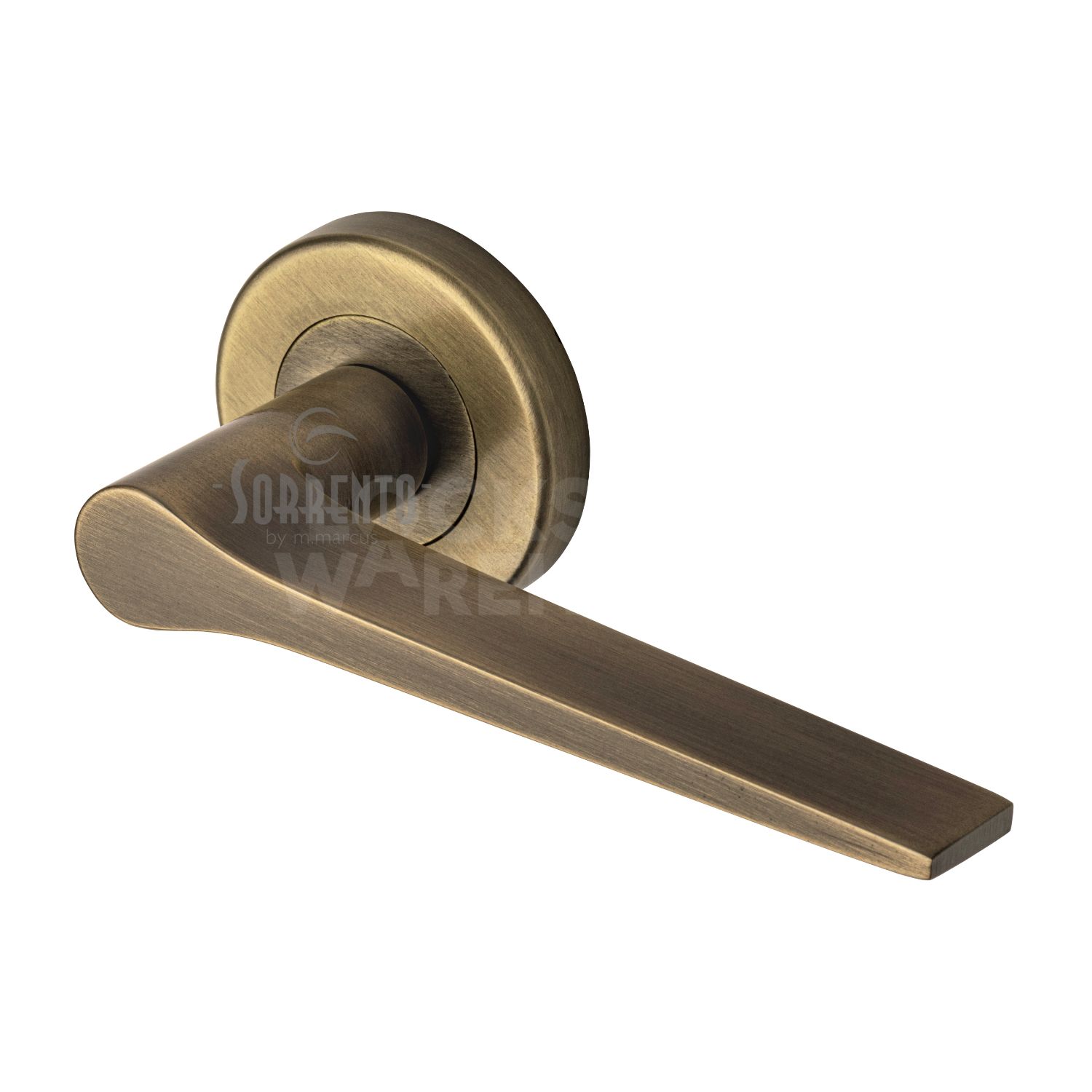 Sorrento Door Handle on Round Rose Neo Design