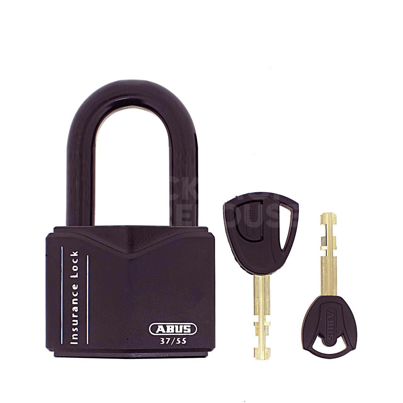Dimensions Image: ABUS Granit 37/55 Padlock - 50mm Long Shackle