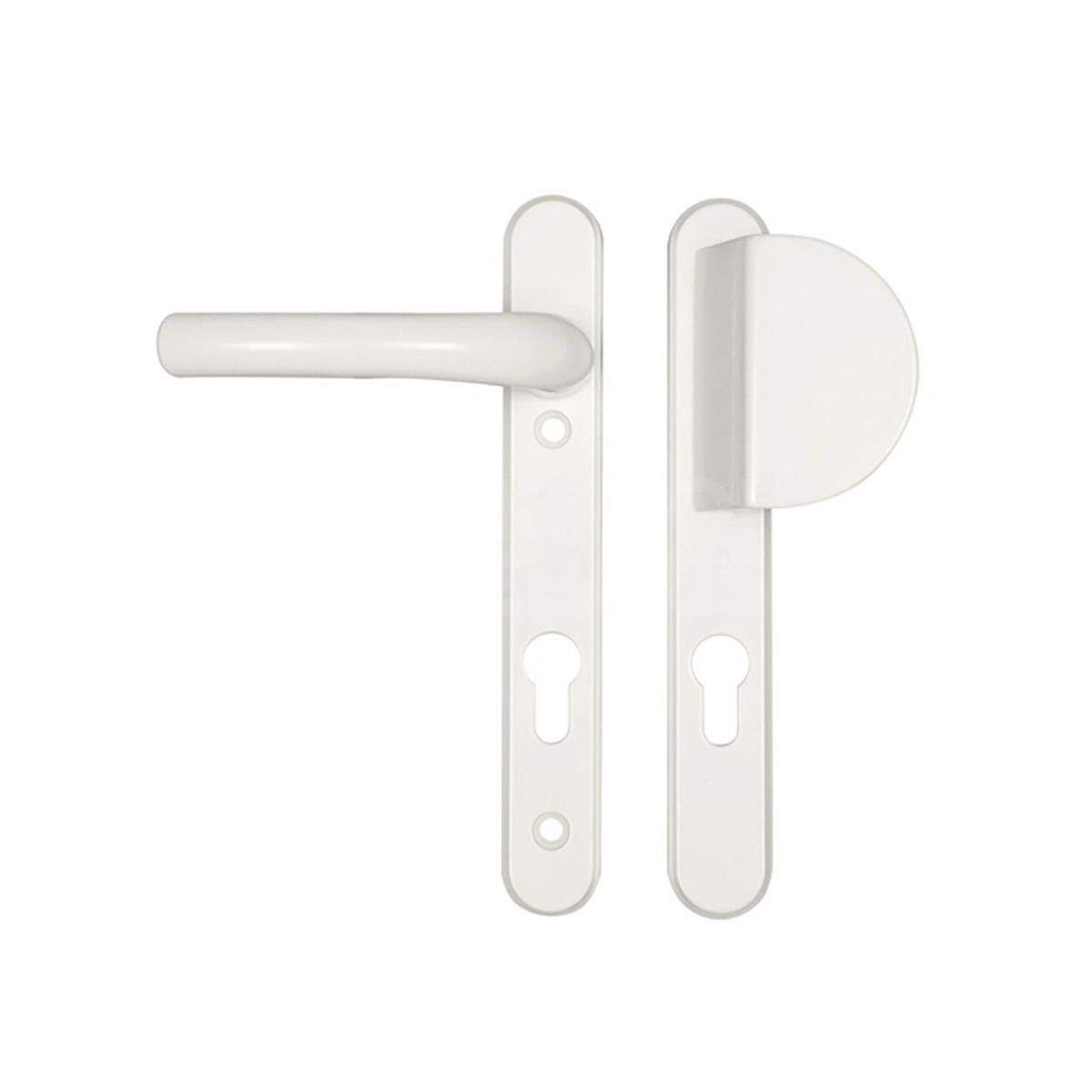 Gallery Image: Hoppe UPVC Lever - Fixed Pad handles 92mm centres