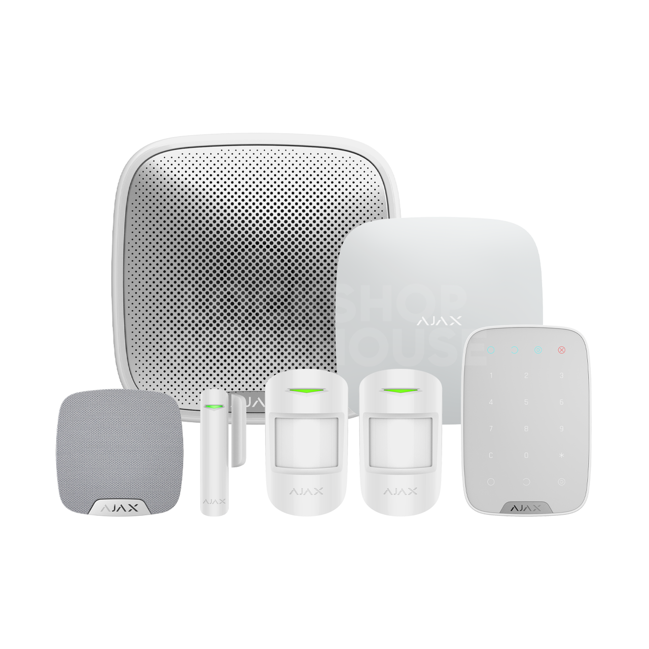 Ajax Kit 8 Wireless Alarm Kit with Keypad