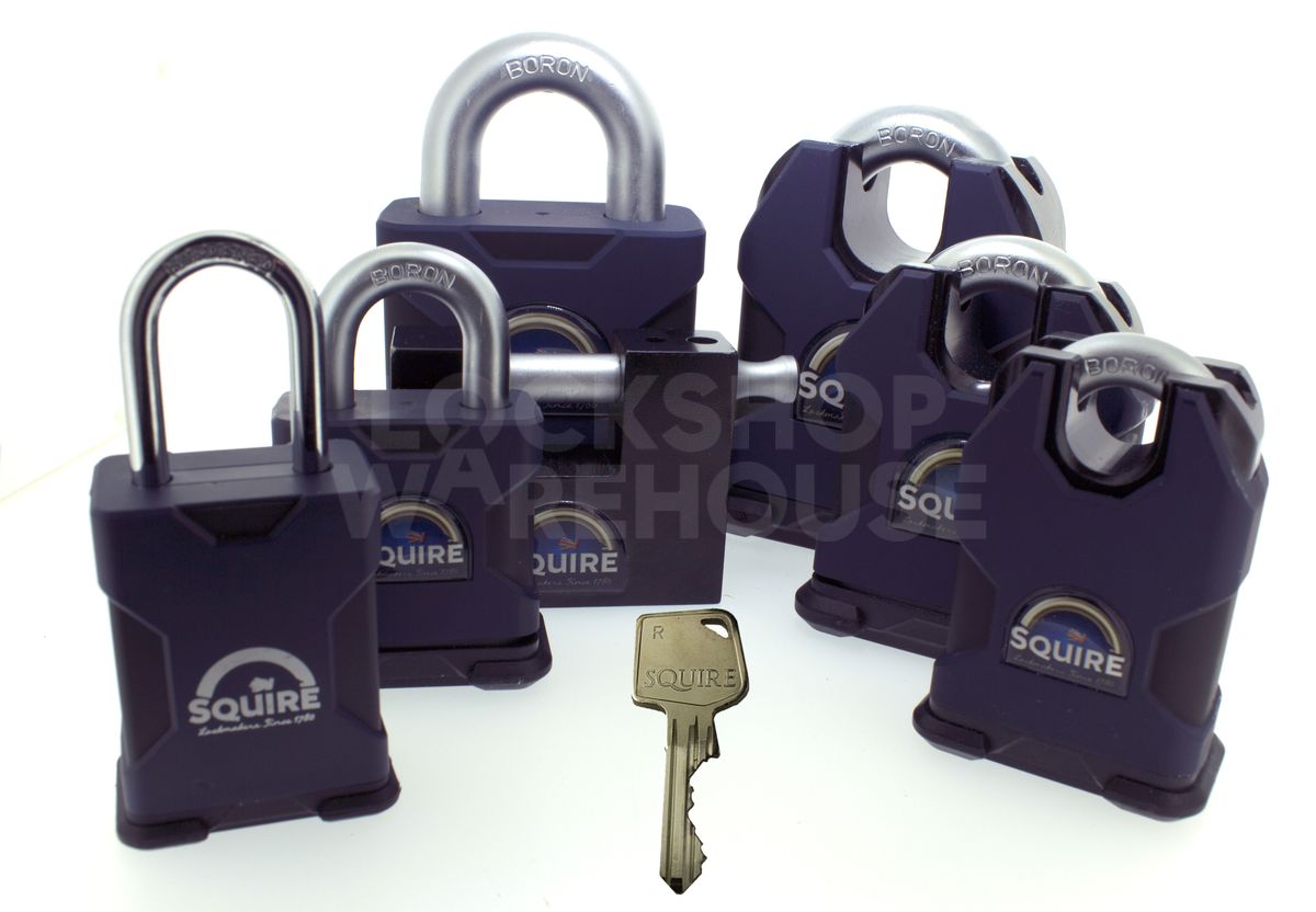 Squire Stronghold Padlocks with Registered key