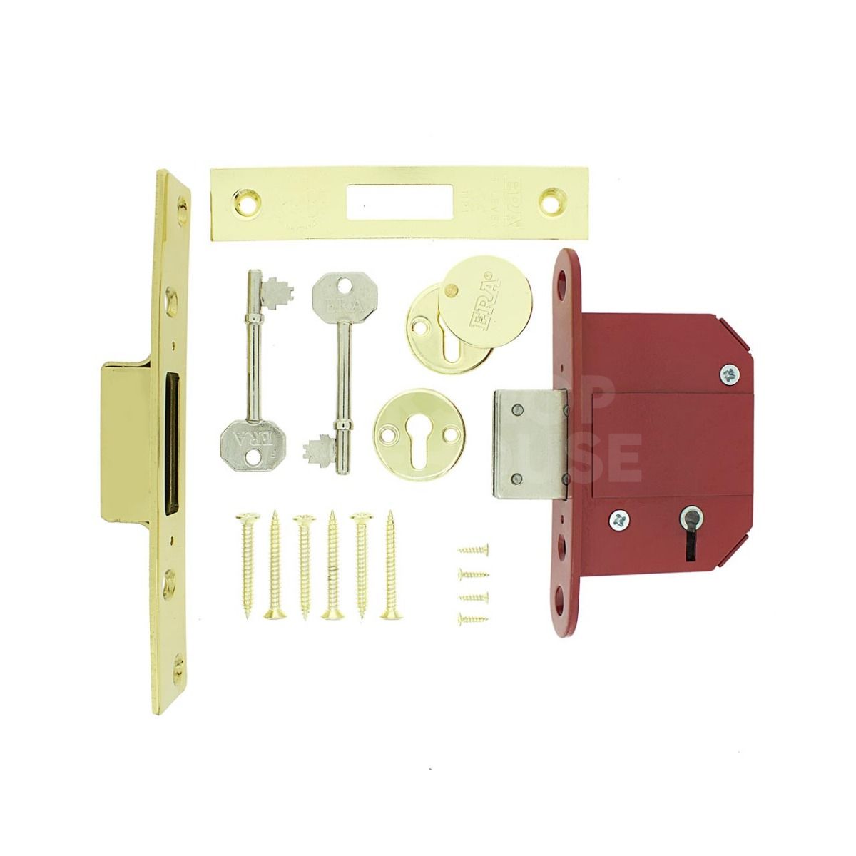 Dimensions Image: ERA Fortress Mortice DeadLock (BS3621:2007)