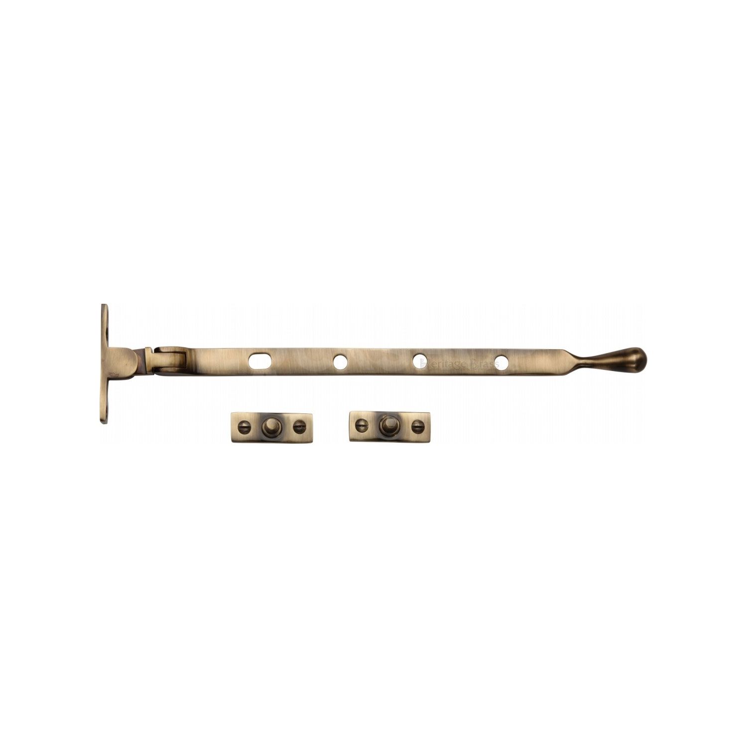 Heritage Brass Traditional Casement Window Stay - Ball Design