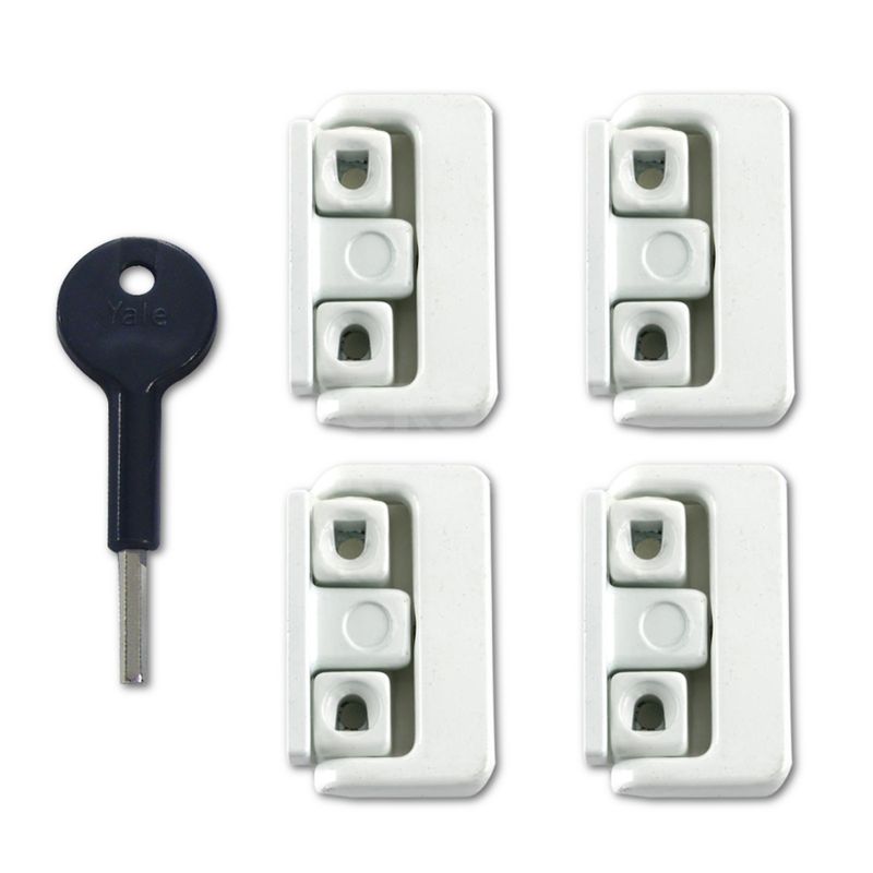 Gallery Image: Yale Window Lock 8K101M - Pack of 4