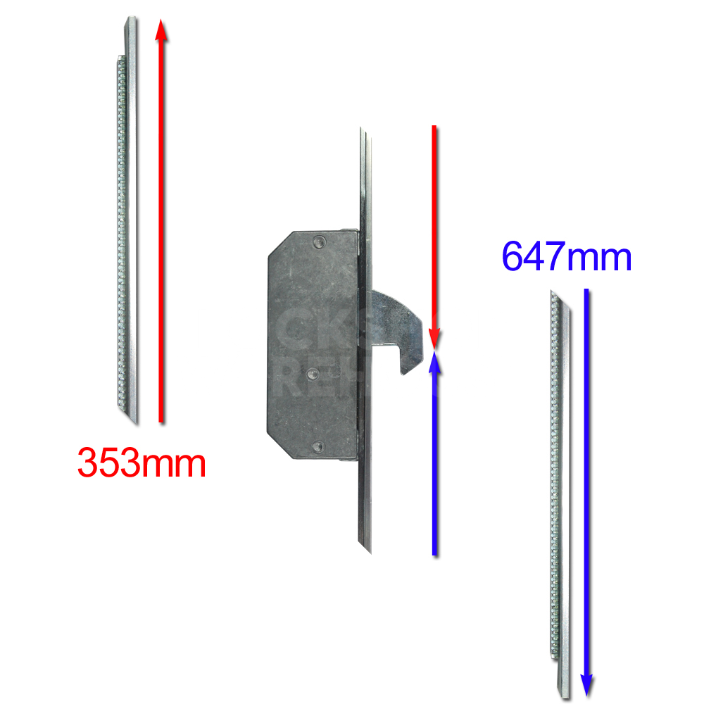 Chameleon Adaptable Retrofit 2 Hook Multipoint Lock for Timber