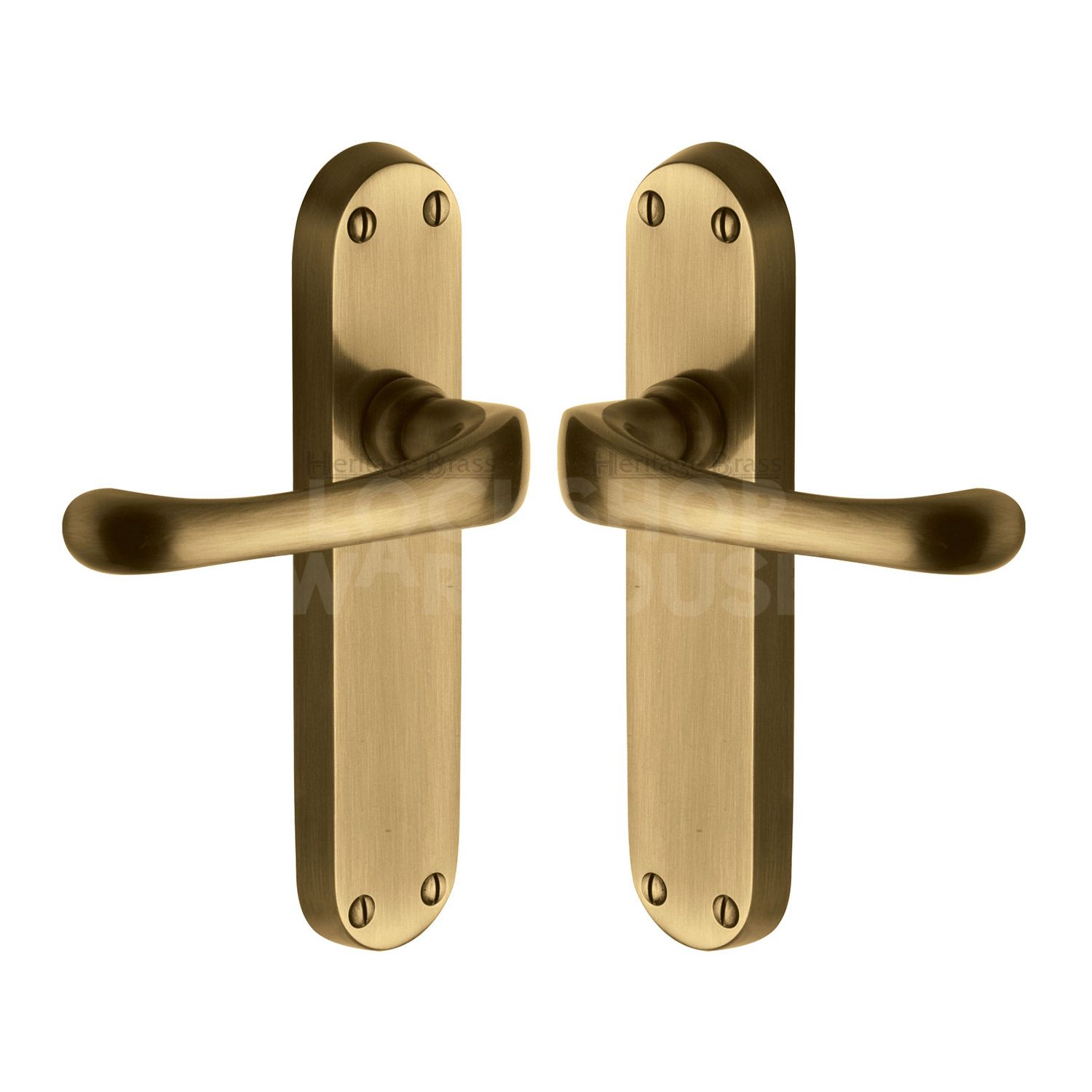 Timeless Gloucester Door Handles (Pair) by Heritage Brass
