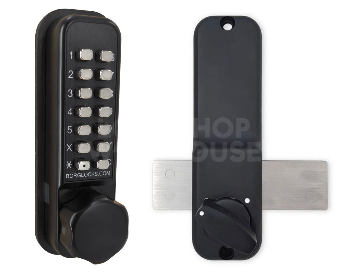 Gallery Image: BL2605 ECP – Marine grade, knurled knob keypad &amp; inside rim-fixed deadbolt