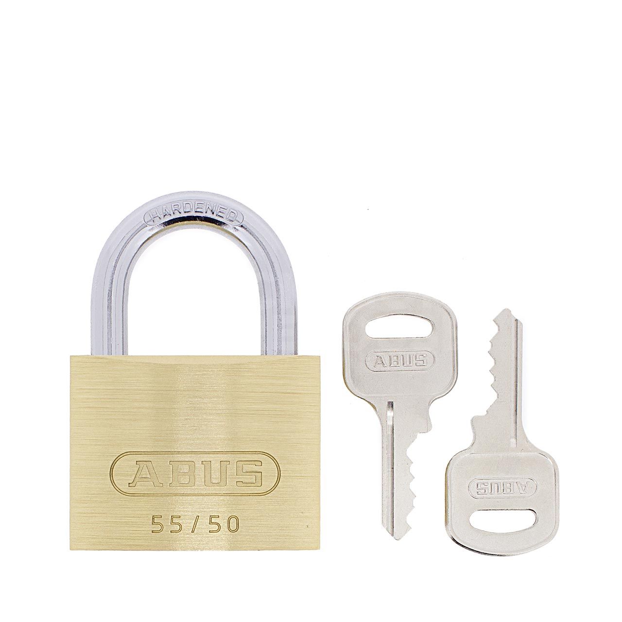 Dimensions Image: ABUS 55/50 Brass Padlock