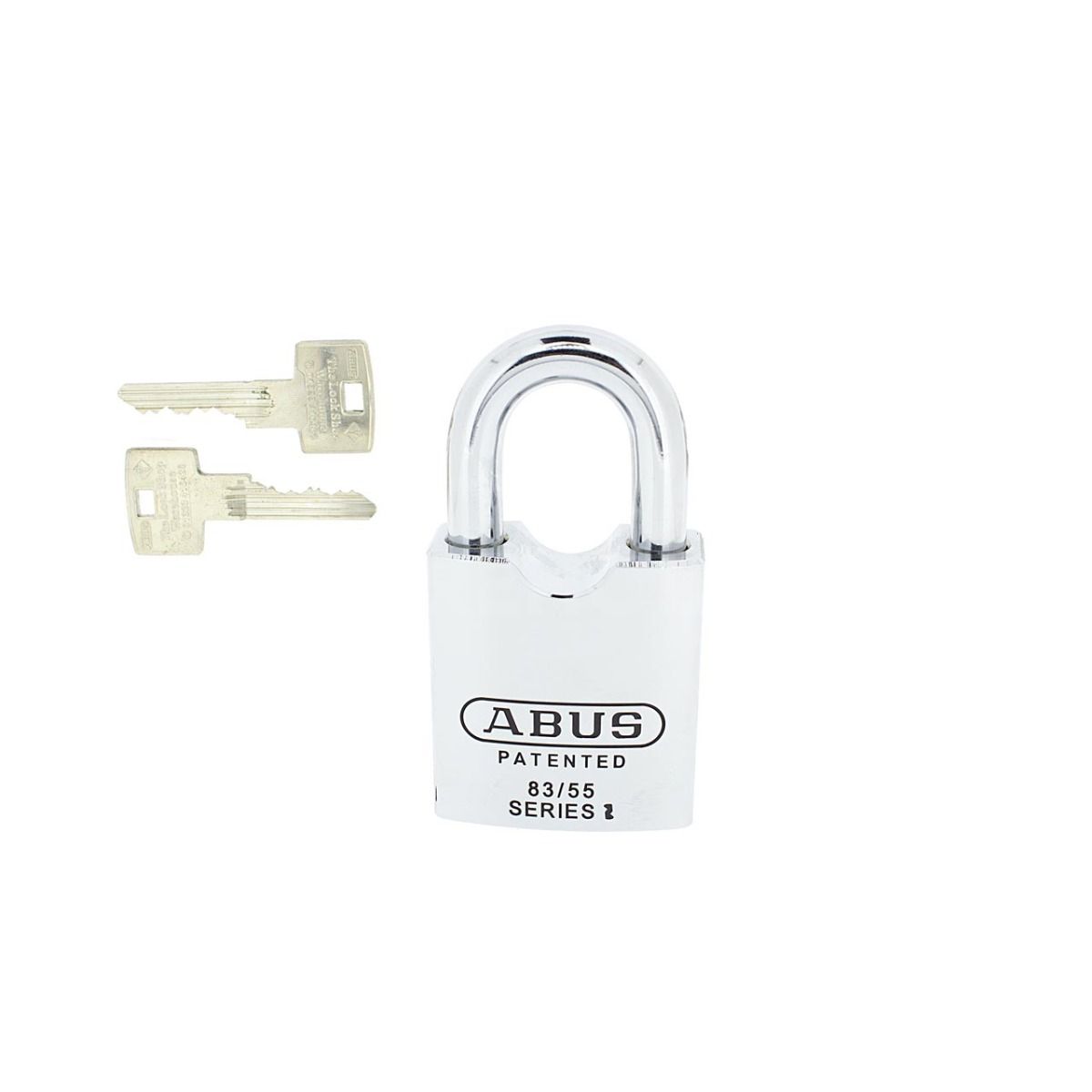 Dimensions Image: ABUS Pfaffenhain 83/55 Hardened Steel Open Shackle Padlock