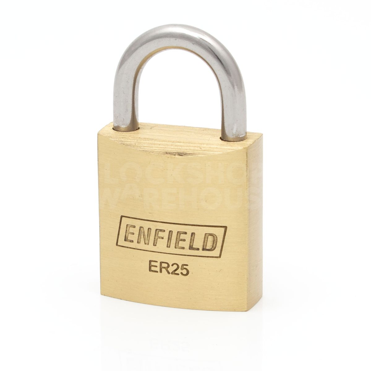 Gallery Image: Enfield ER25 Brass Padlock (previously Papaiz)