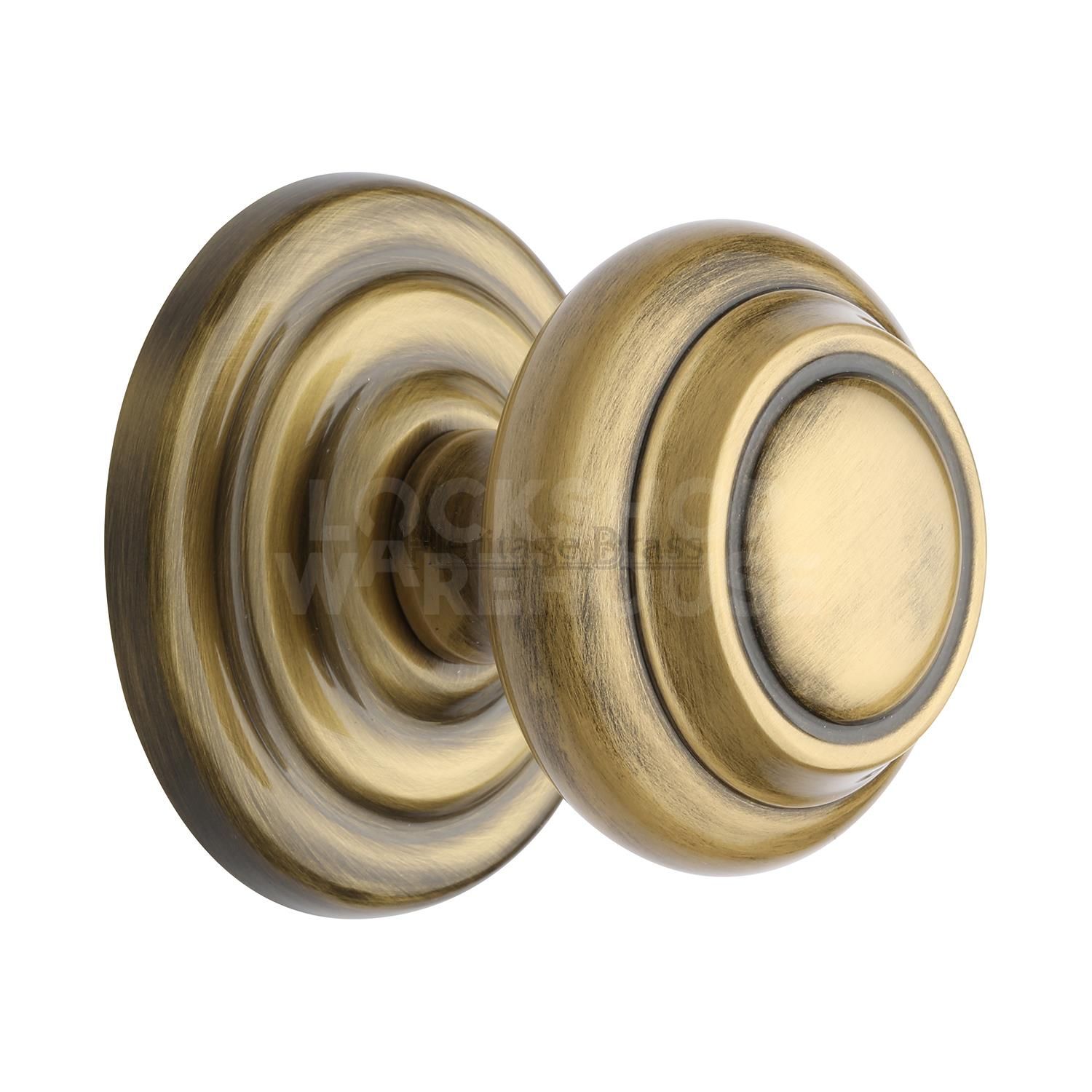 Heritage Brass Traditional Stepped Round Centre Door Knob
