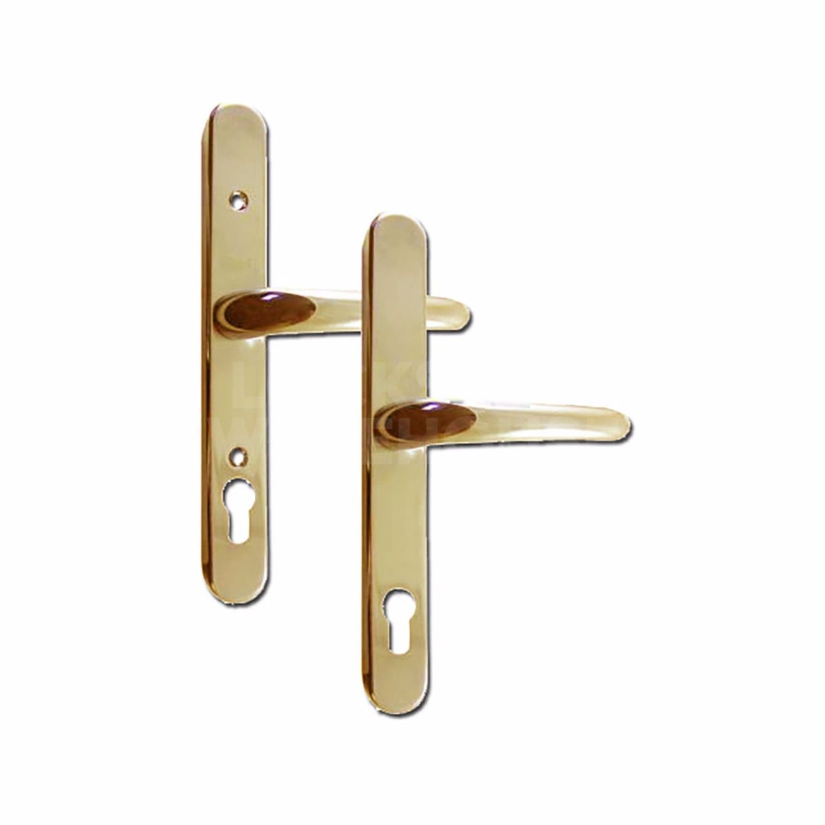 Gallery Image: Yale UPVC lever handle set