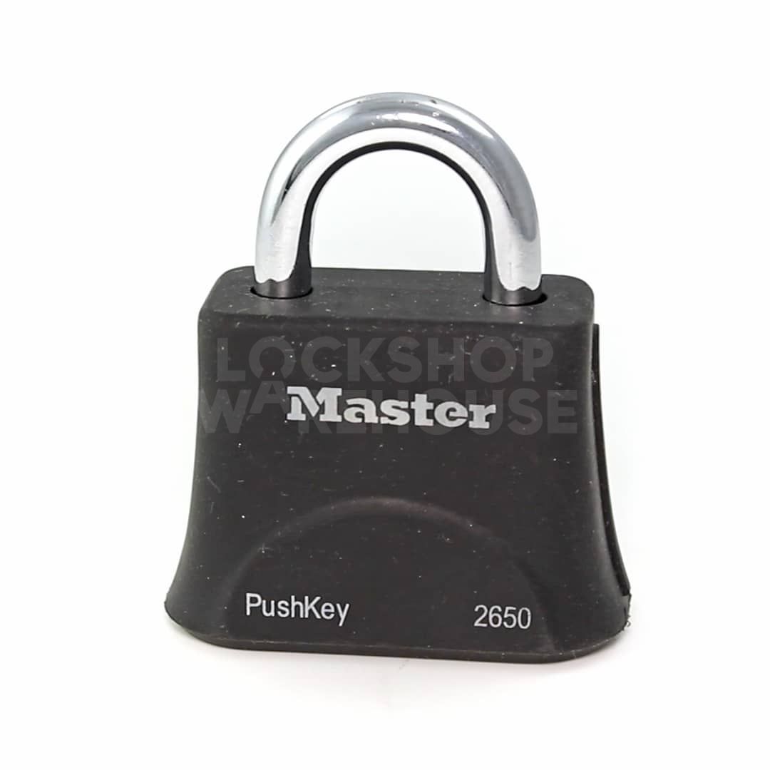 Gallery Video: Master Lock 2650 Aluminium padlock - Pushkey