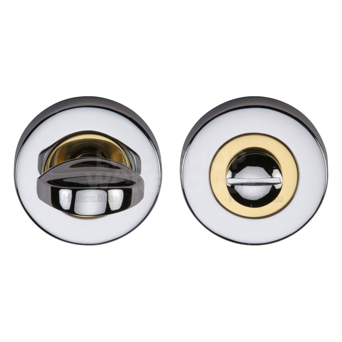 Gallery Image: Polished Chrome & Brass