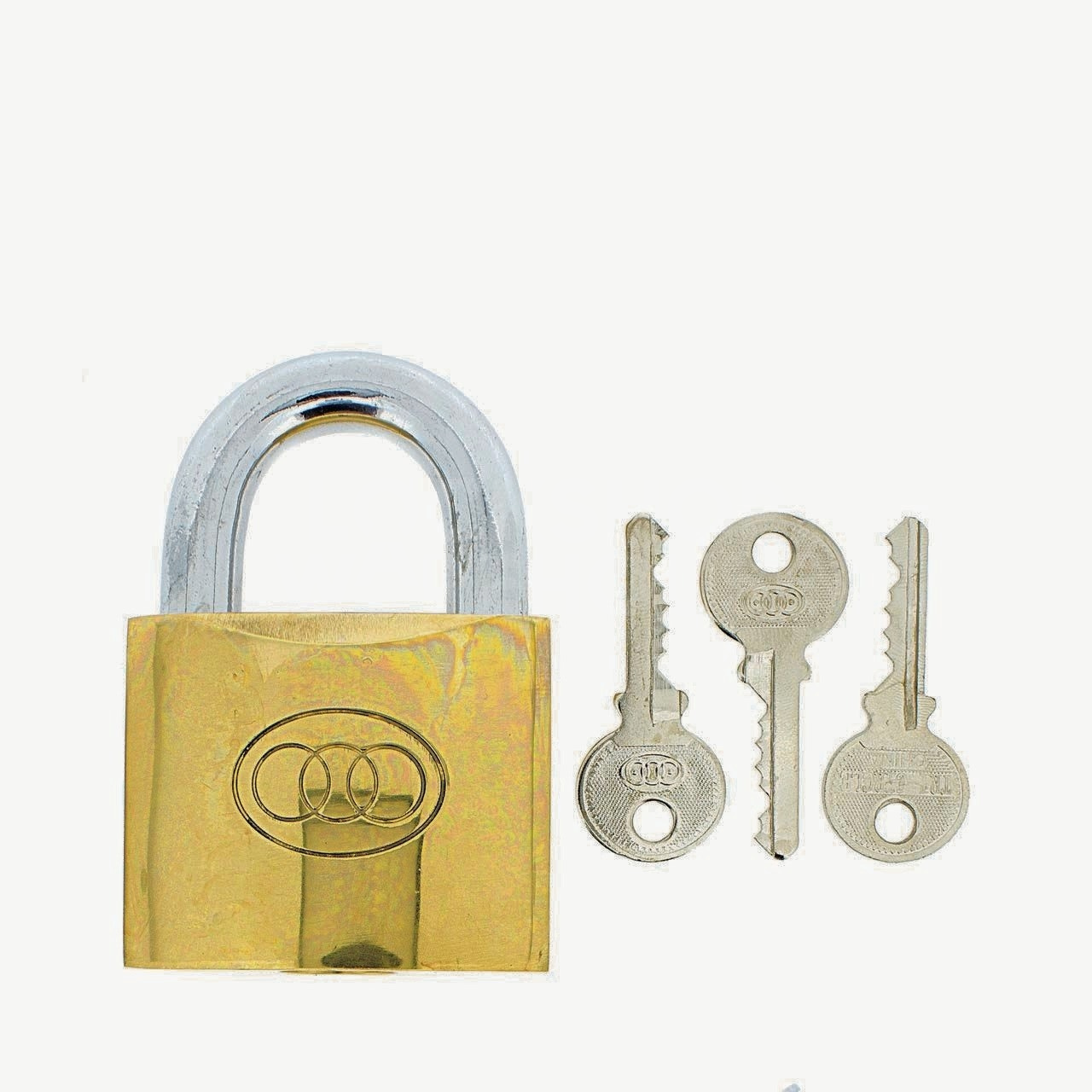 Dimensions Image: Tri-Circle Padlock 63mm