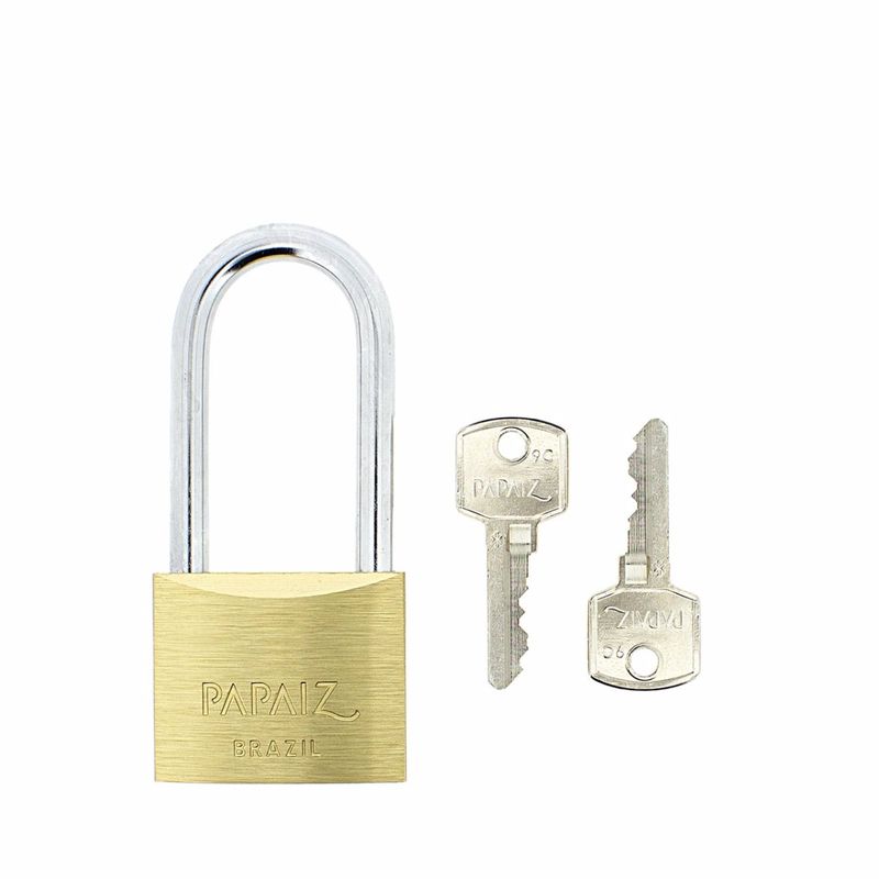 Gallery Image: Enfield CL40 Brass Padlock with Long Shackle (previously Papaiz)