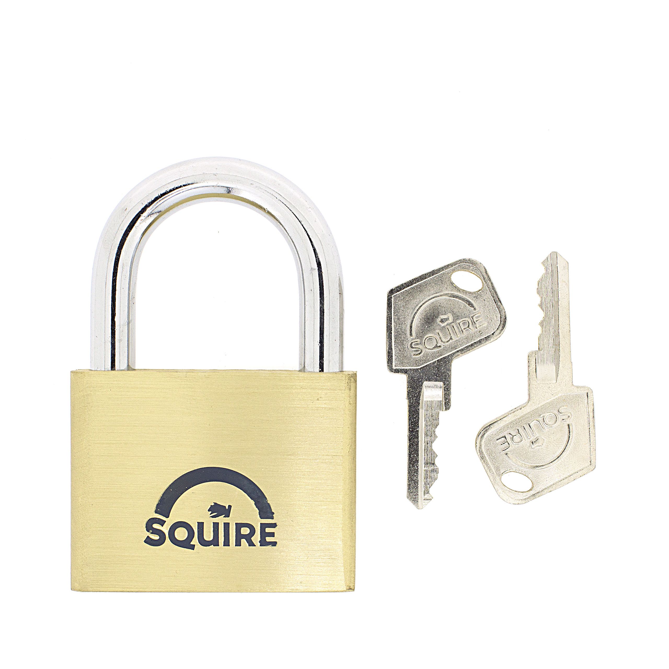 Dimensions Image: SQUIRE LN60 - 60mm - Brass Padlock