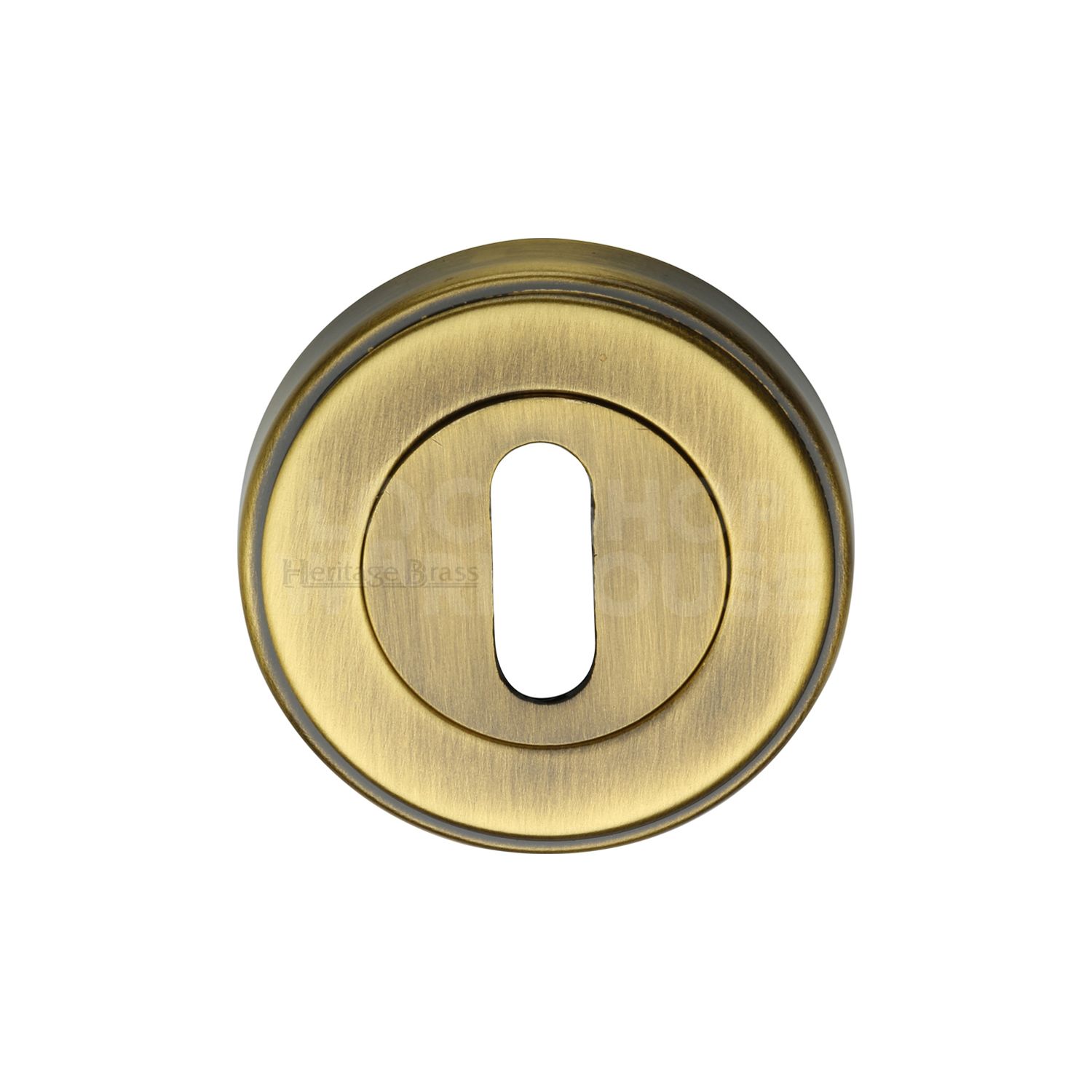 Heritage Brass Traditional Key Escutcheon Round