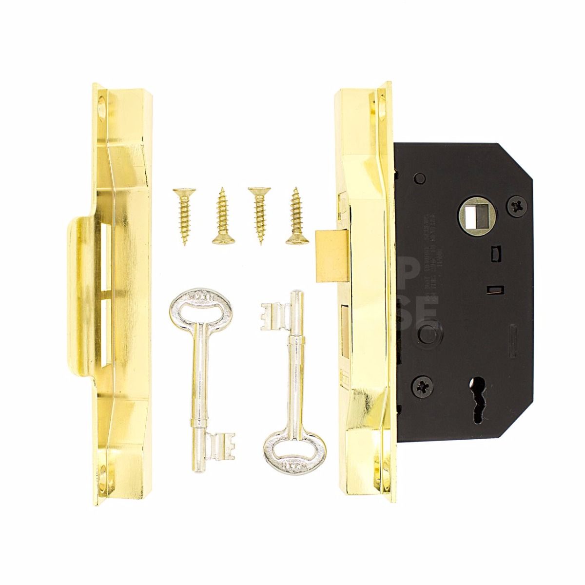 Dimensions Image: Union 2242 2 Lever Rebated Sashlock