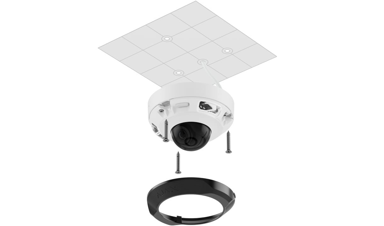 Ajax camera mounting and servicing details