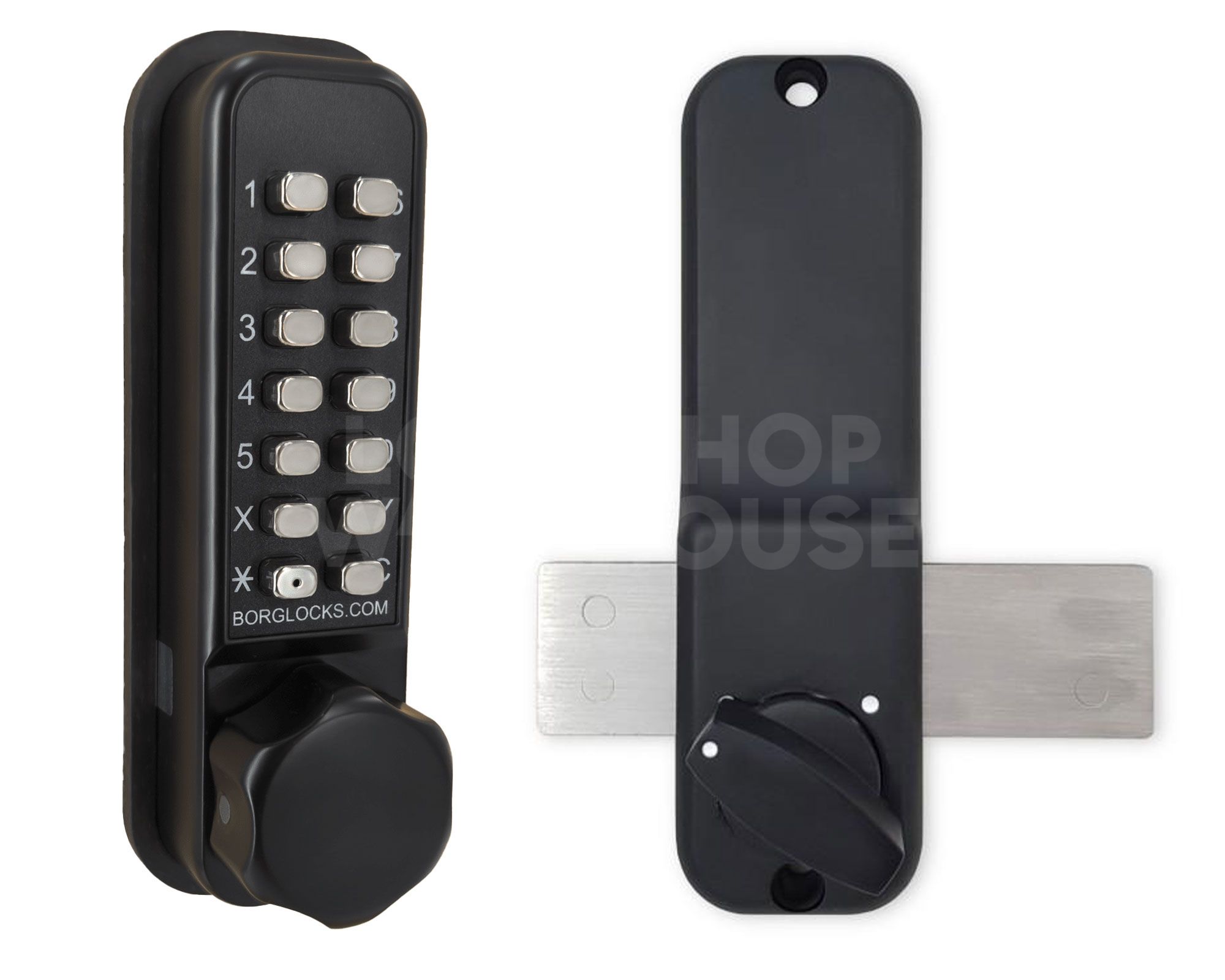 BL2605 ECP – Marine grade, knurled knob keypad & inside rim-fixed deadbolt