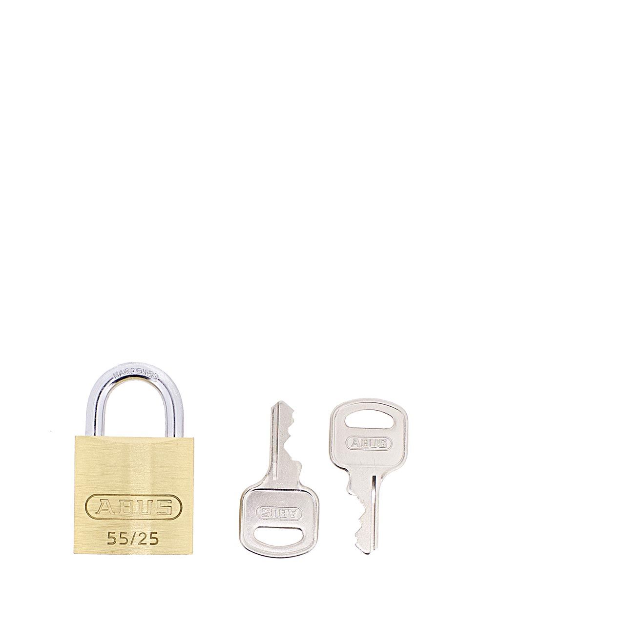 Dimensions Image: ABUS 55/25 Brass Padlock