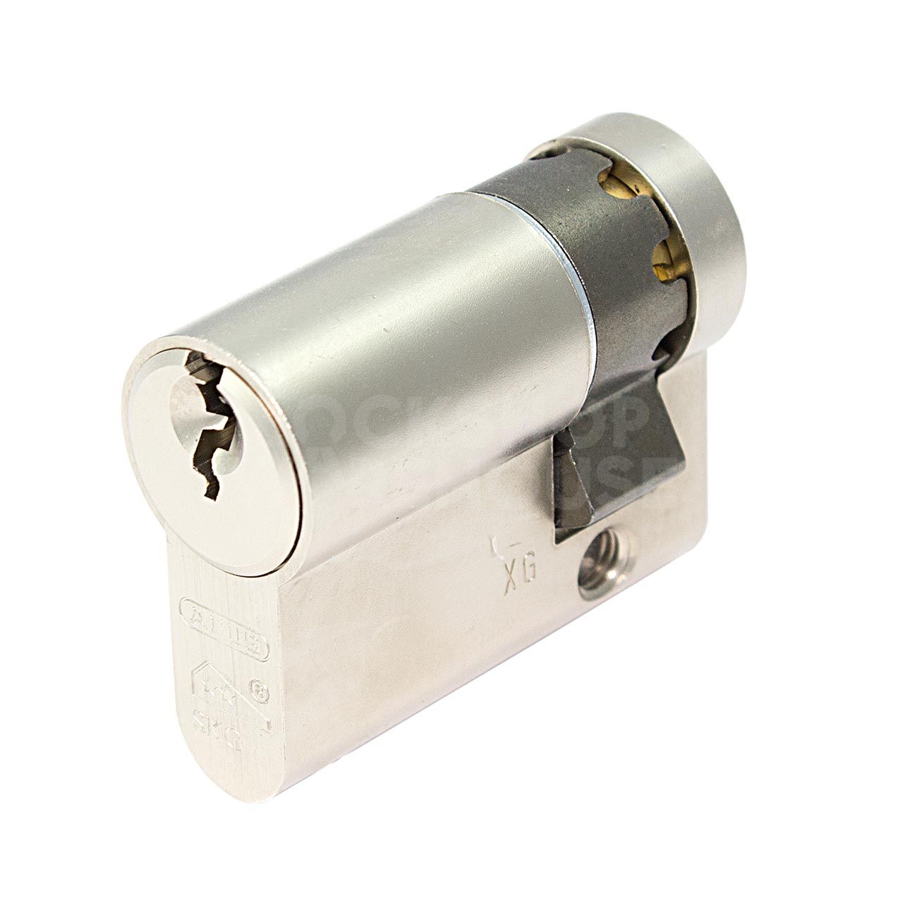 ABUS E60 Half Cylinder - Nickel Finish