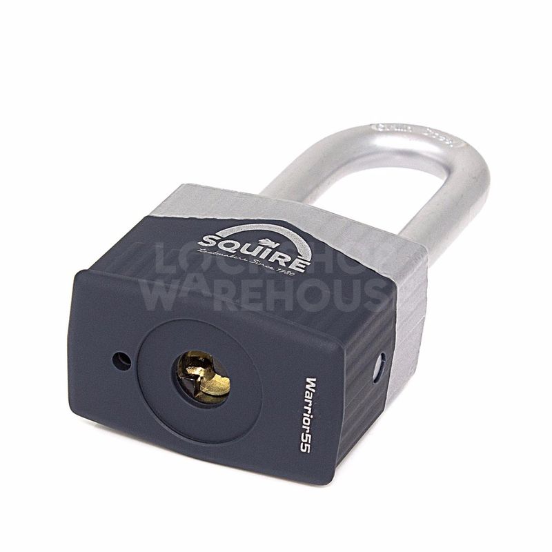 Gallery Image: SQUIRE Warrior WAR55 - 63mm Long Shackle Padlock