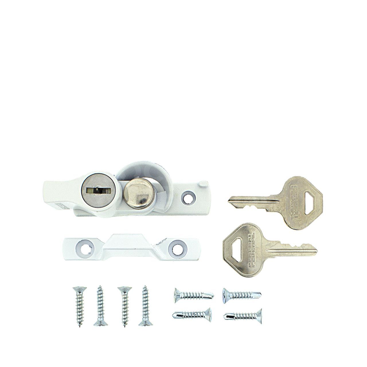 Dimensions Image: Federal Sliding Sash Window Security Lock Keyed Differ