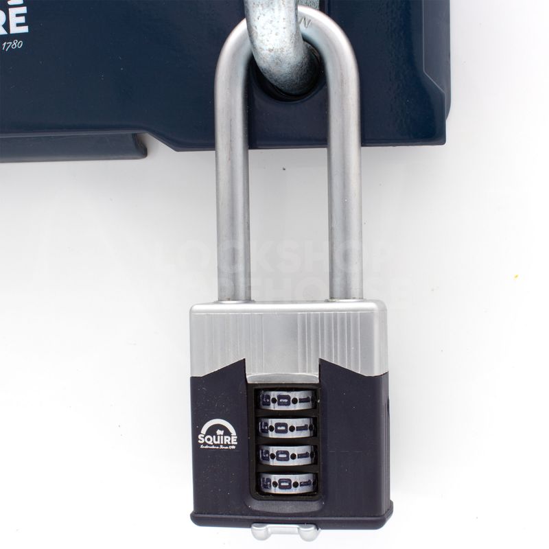 Gallery Image: Warrior 45 long shackle on STH3 Hasp
