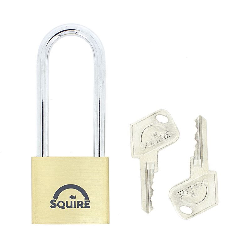 Gallery Image: Squire Lion LN4/2.5 - 40mm Brass Padlock - 64mm Long Shackle