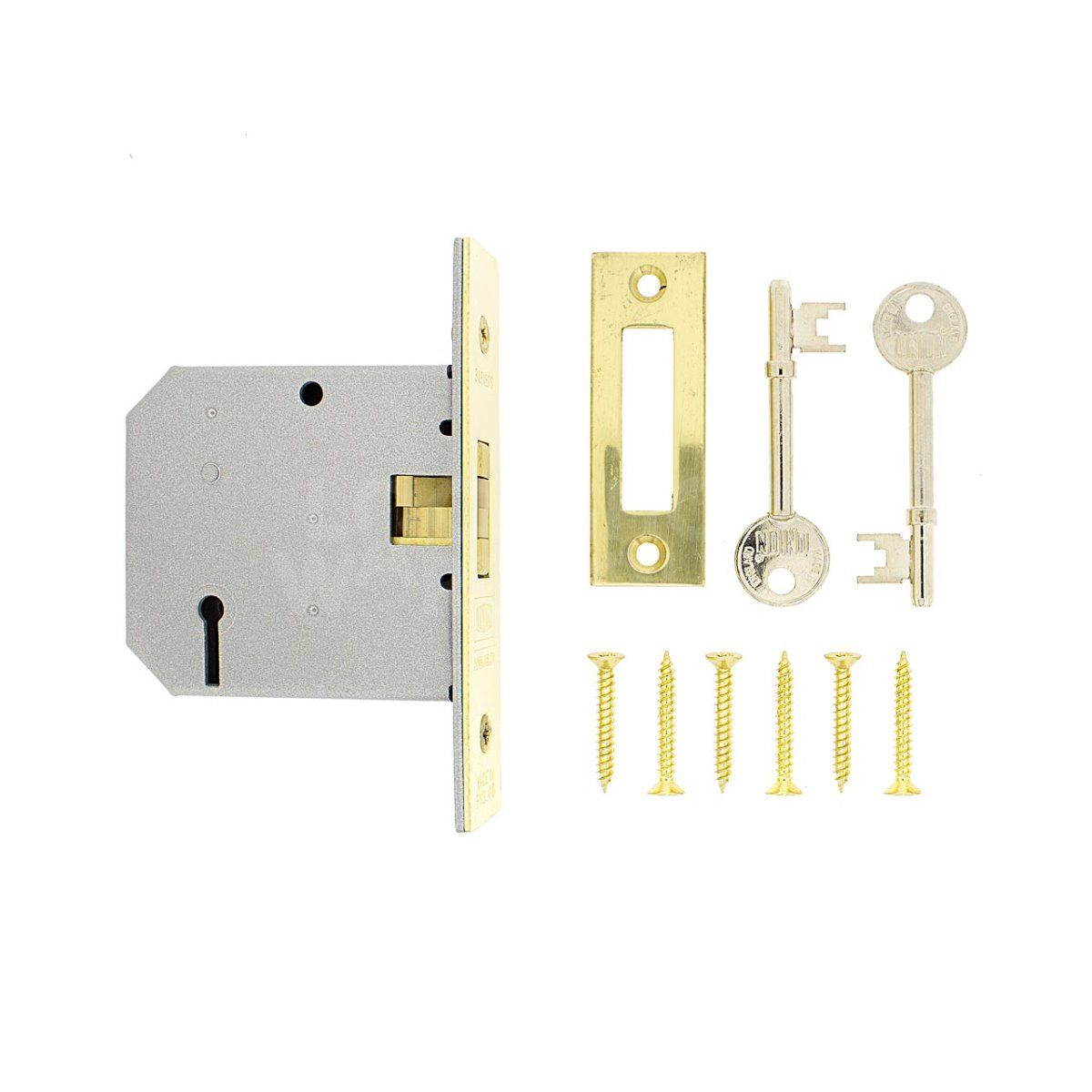 Gallery Image: Union 2477 3 Lever Sliding Door Lock