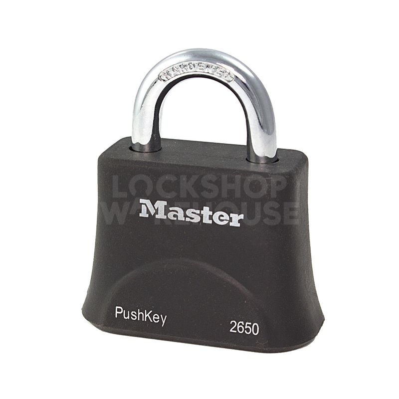 Gallery Image: Master Lock 2650 Aluminium padlock - Pushkey