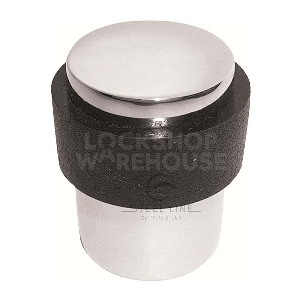 Gallery Image: Modern Steel Line Flat Door Stop by M Marcus