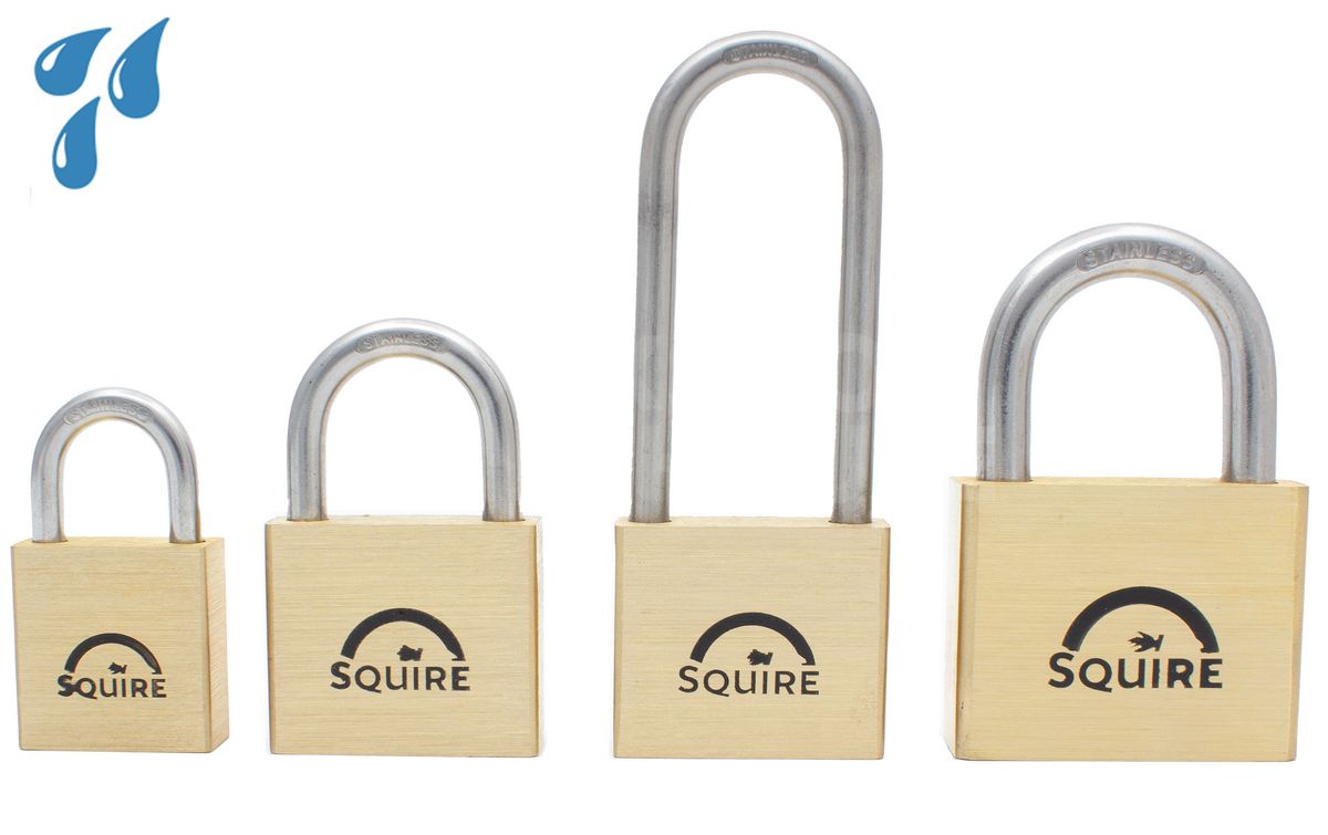 Squire LION Marine Grade Brass Padlocks