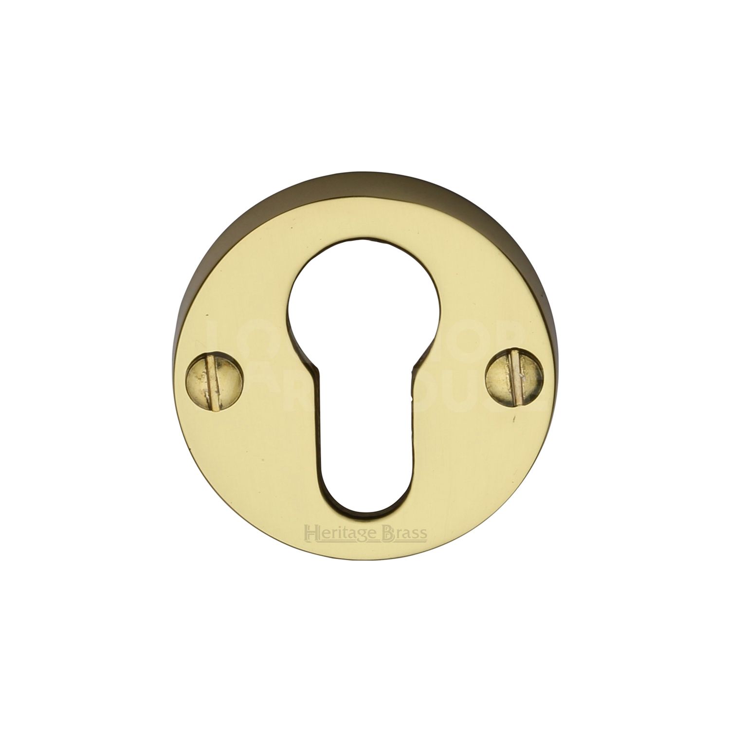Heritage Brass Traditional Euro Profile Cylinder Escutcheon Round