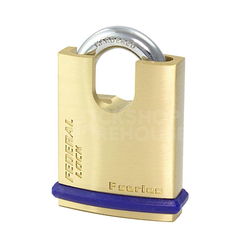 Gallery Image: Federal 40mm Brass Closed Shackle Padlock