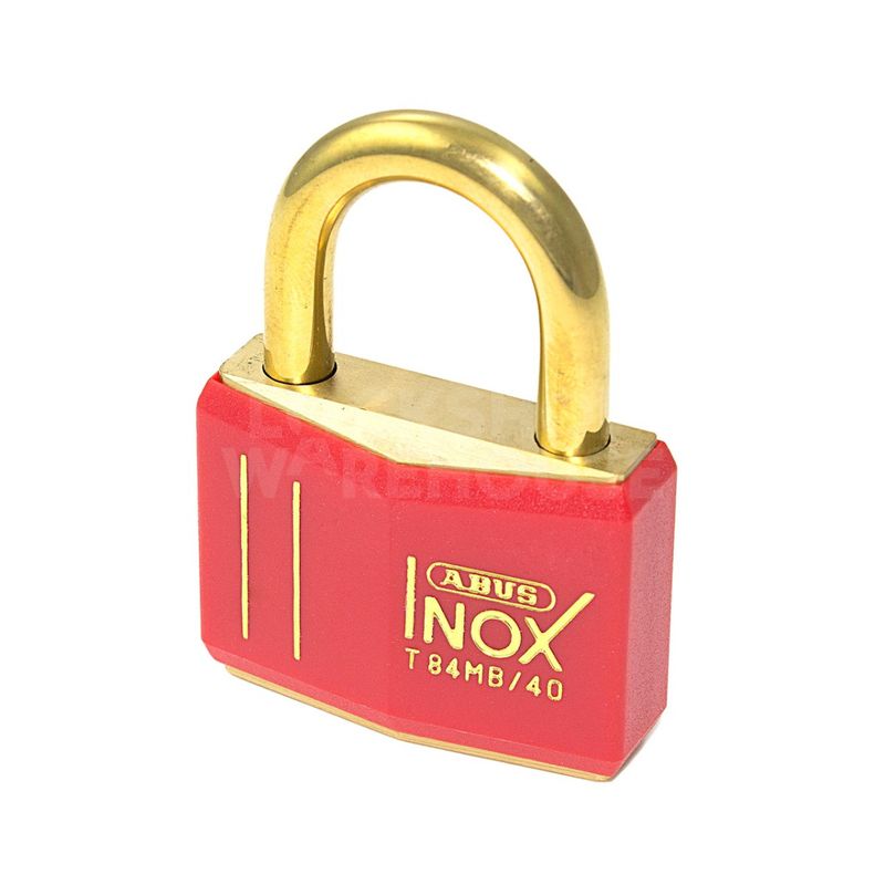 Gallery Image: ABUS T84 Inox Brass Padlock 40mm