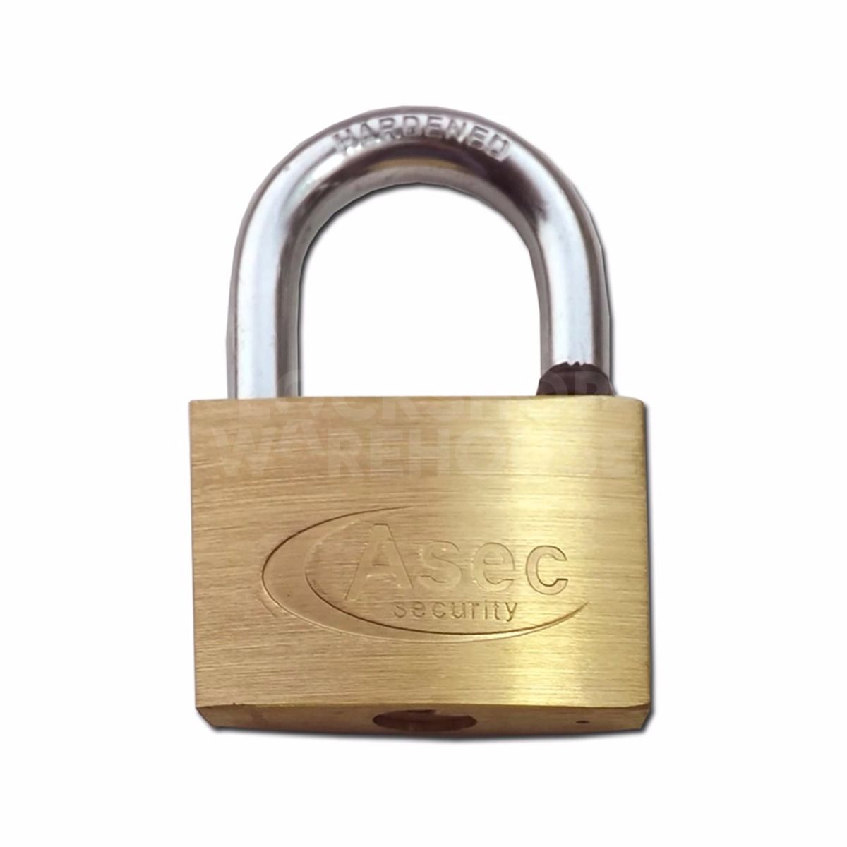 Gallery Image: Asec 60mm Brass Padlock