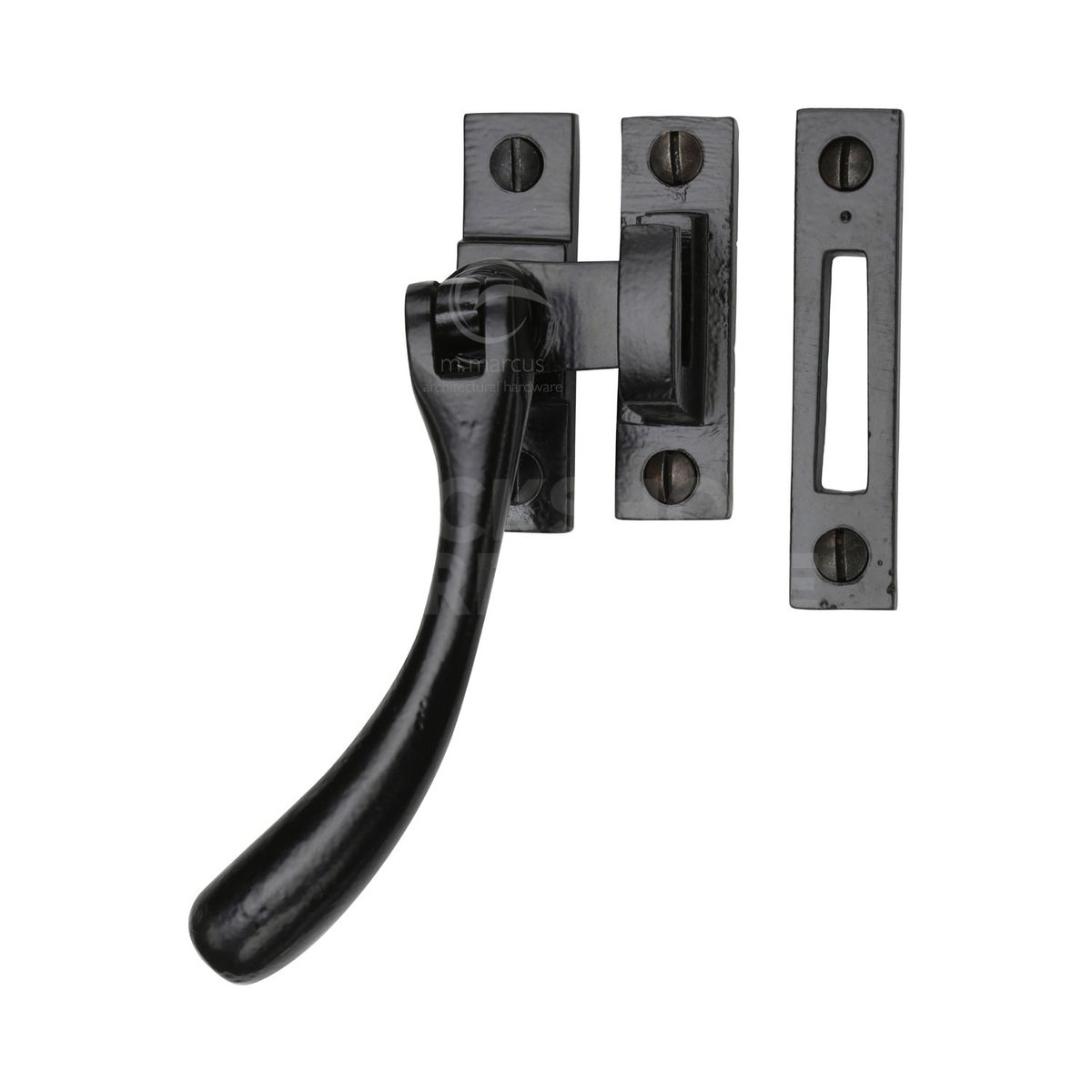 Gallery Image: Rustic Black Iron Casement Window Fastener by M Marcus