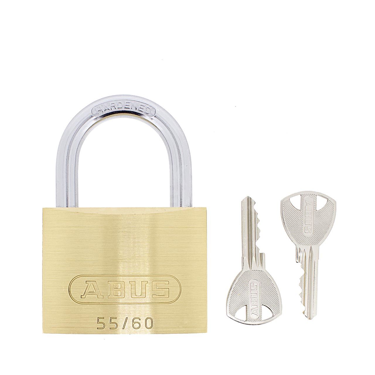 Dimensions Image: ABUS 55/60 Brass Padlock