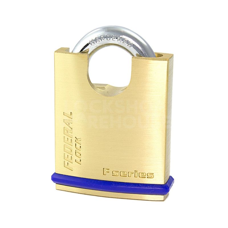 Gallery Image: Federal 50mm Brass Closed Shackle Padlock