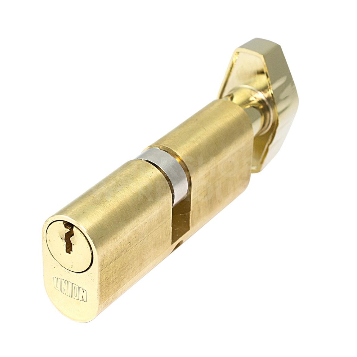 Union 2 x 13 Oval Key and Turn Cylinder