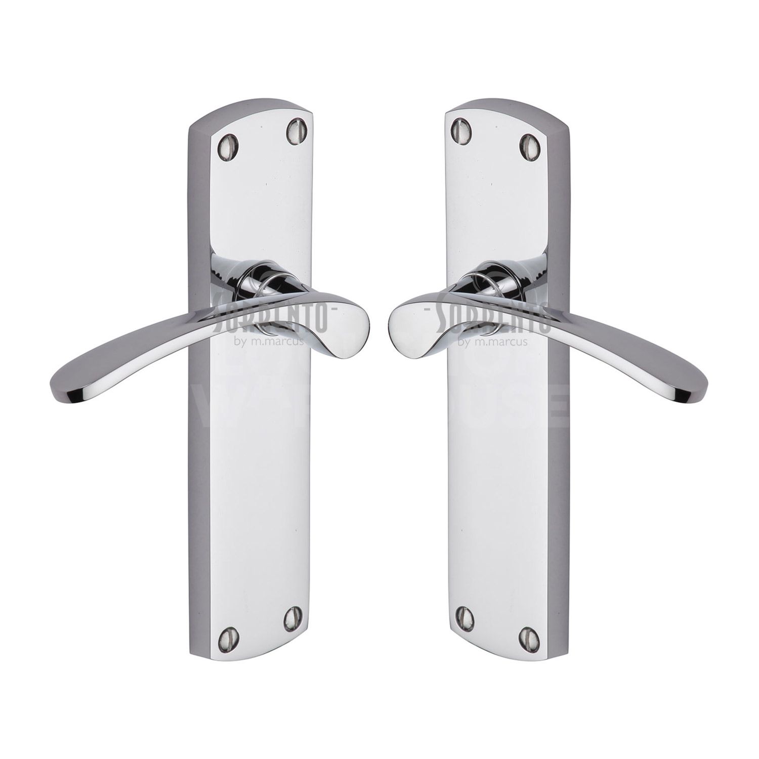 Modern Sorrento Door Handles (Pair) by M Marcus