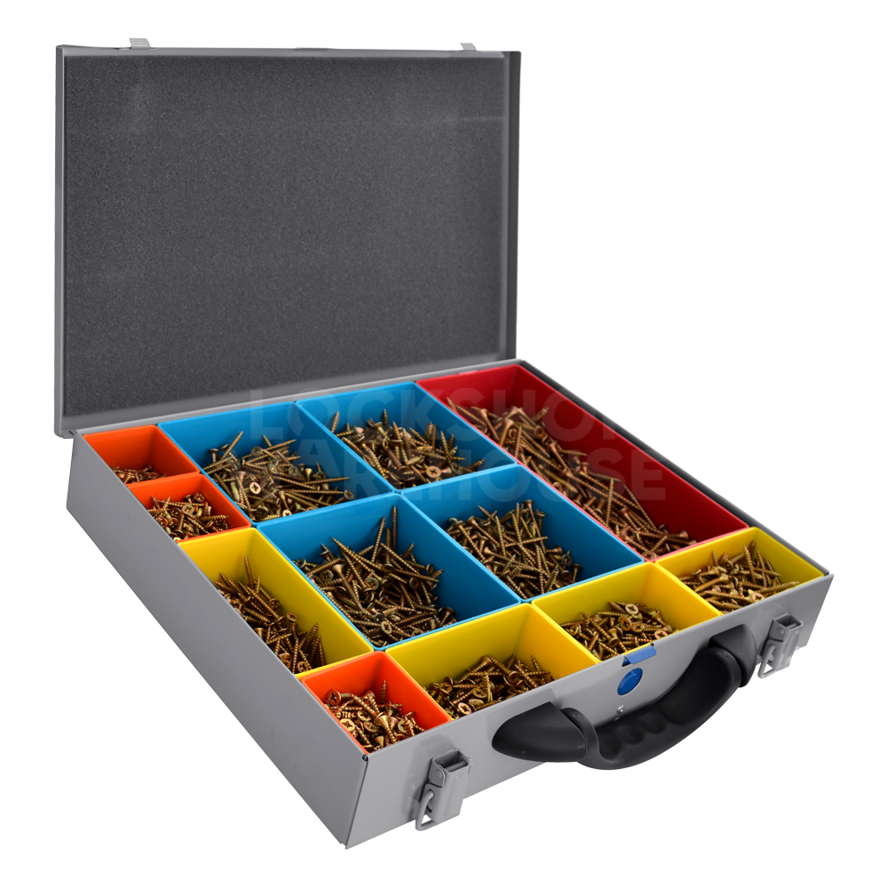 RAPIERSTAR Wood Screw Case Kit - 11 Woodscrew Types